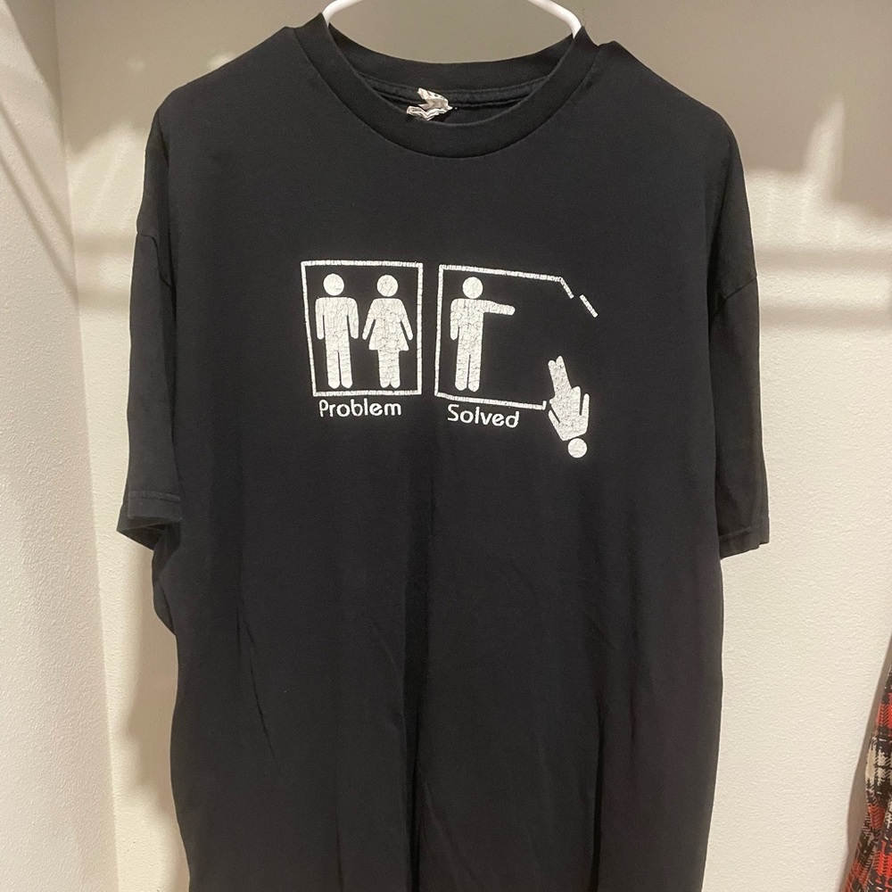 ‘Problem Solved’ Gag Tee - image 2